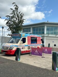 branded ice cream van hire