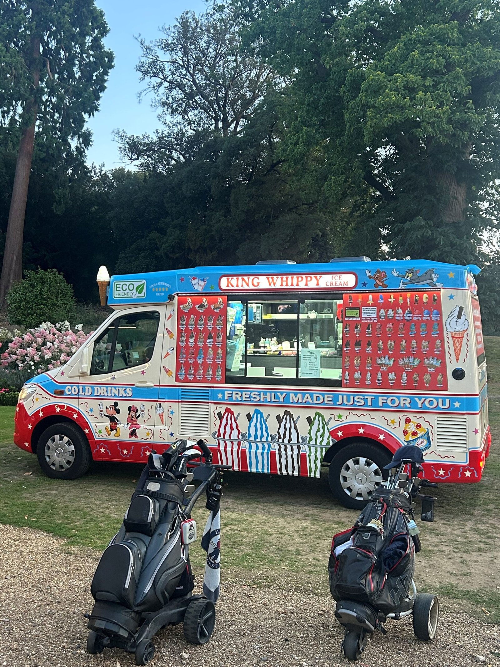 golf ice cream van